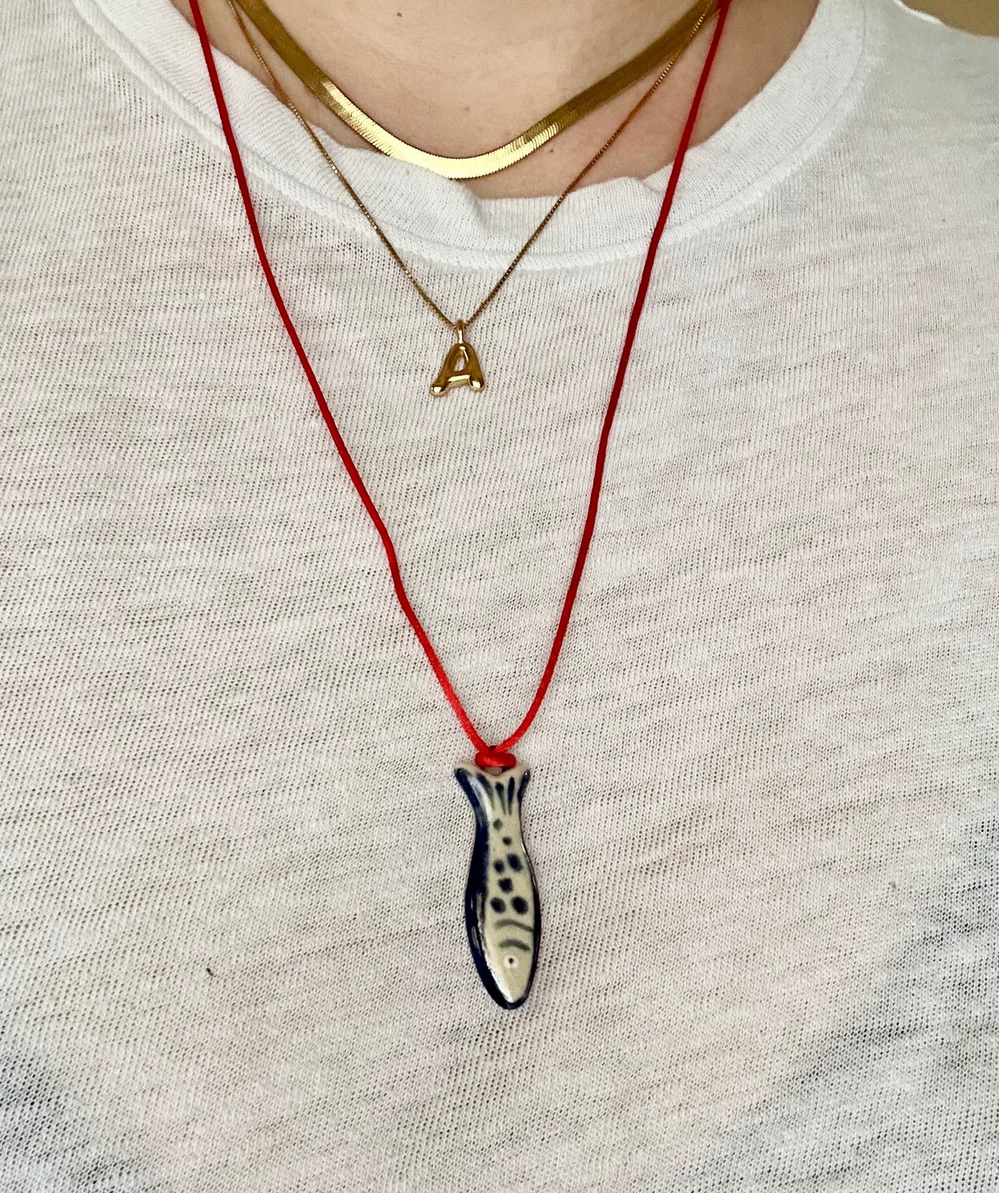 Pearly Sardine Charm