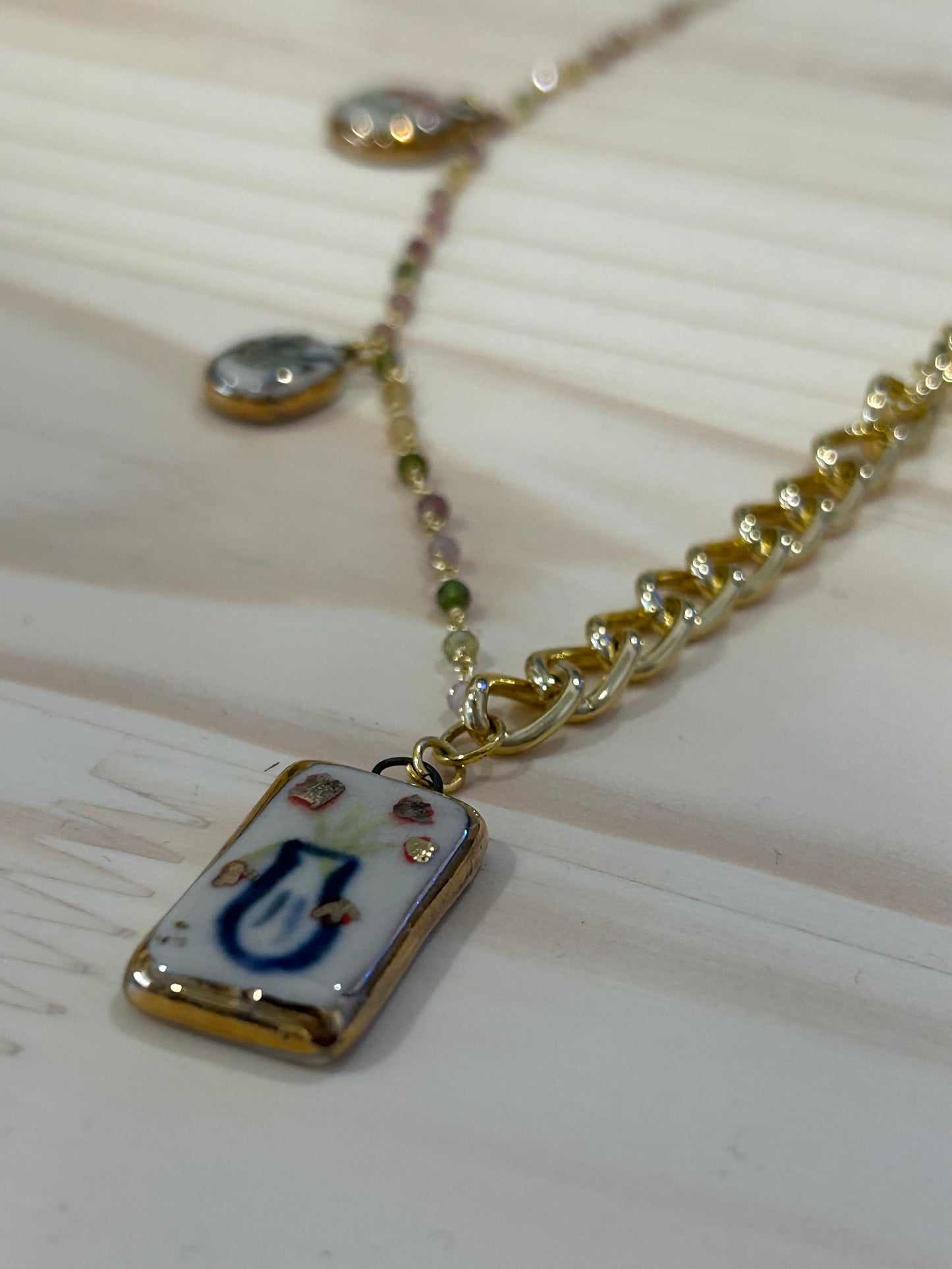 Flower Vase Necklace
