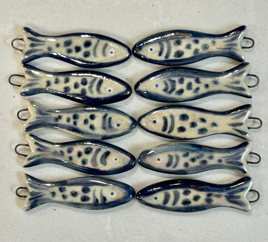 Pearly Sardine Charm